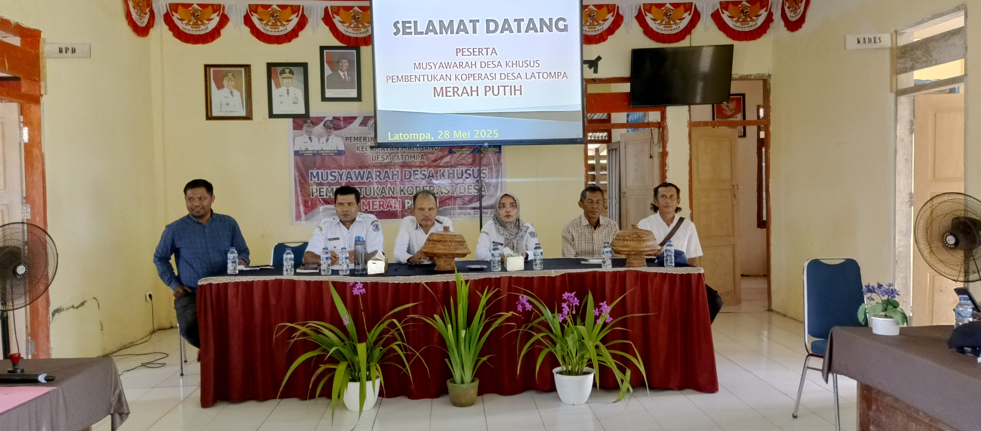 Musyawarah Desa Khusus (Musdes) Pembentukan Koperasi Desa Merah Putih