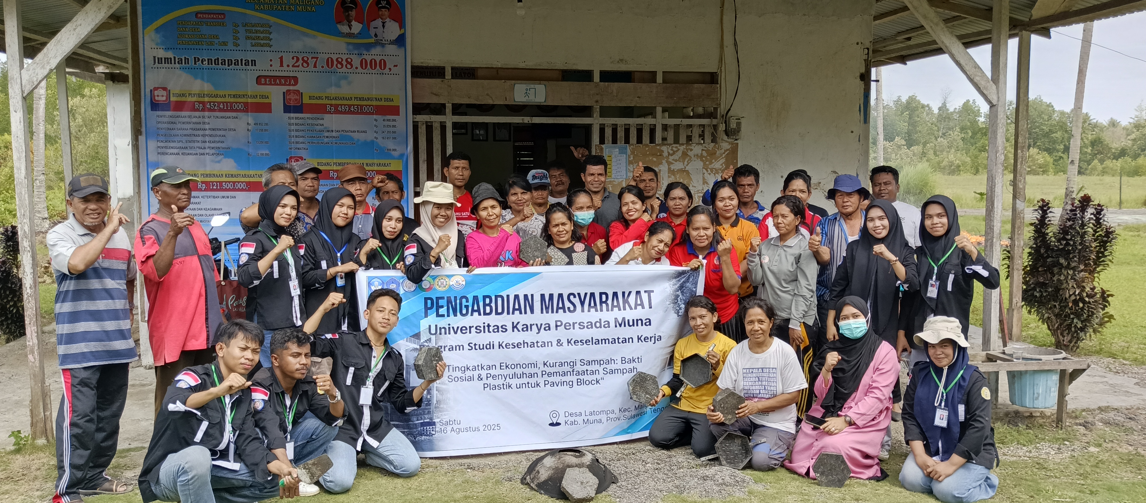 Pengabdian Masyarakat Universitas Karya Persada Muna Di Desa Latompa